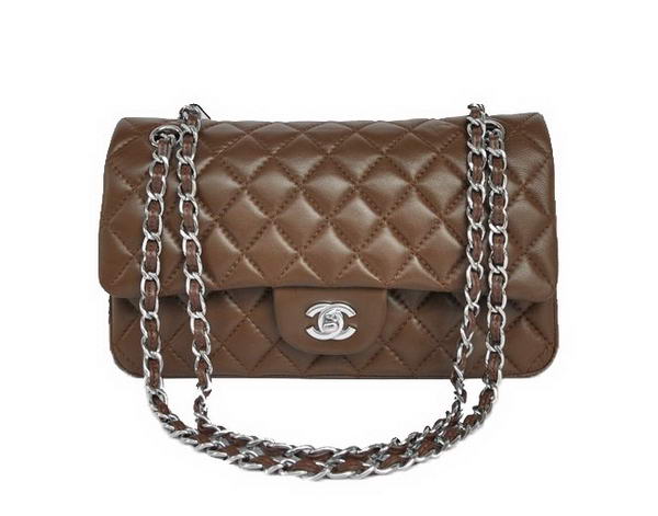 High Quality Knockoff Chanel 2.55 Series Brown Sheepskin Leather Flap Bag